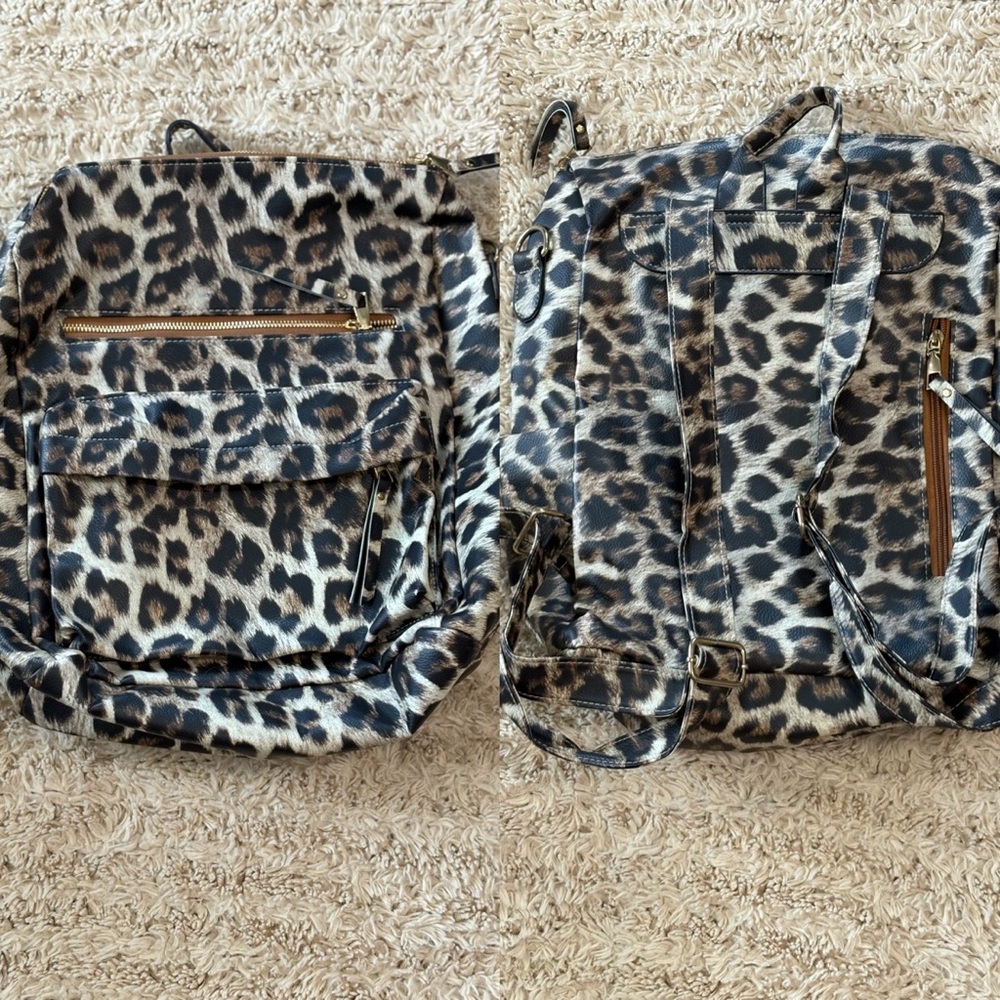 Amazon Leopard Print Backpack